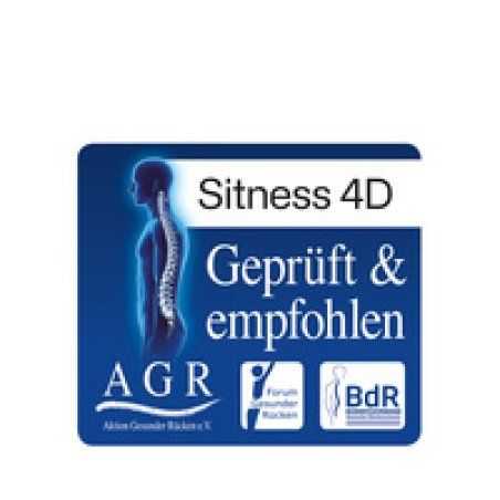 Topstar Tabouret "Sitness 4D", blanc papyrus / rosé