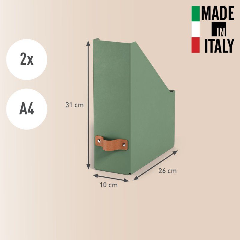 Leitz Puro Magazine File, 100% recycled card, pack of 2