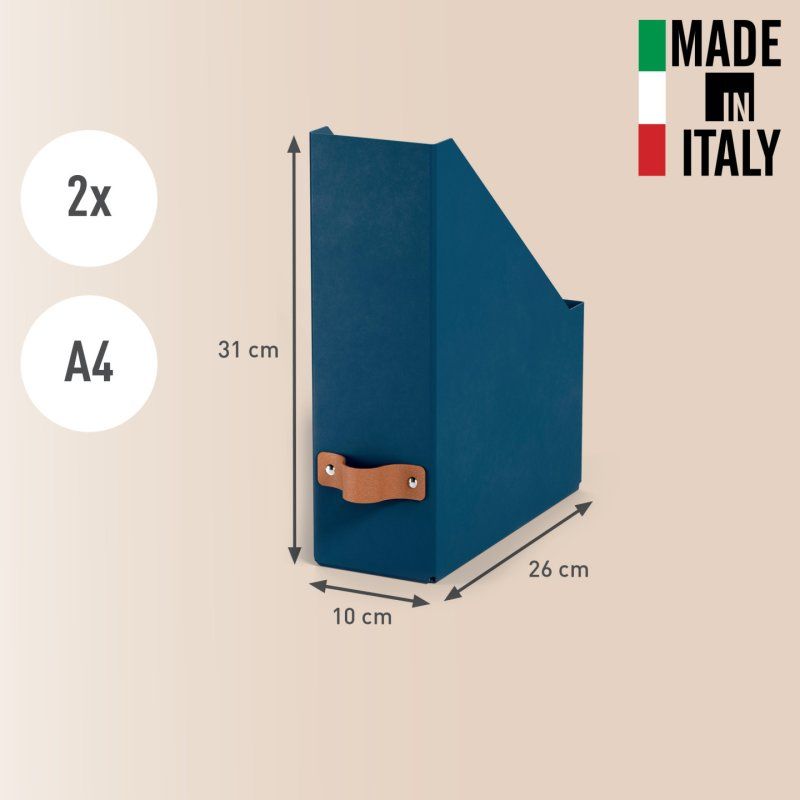 Leitz 24710068 Boîte de rangement Carton Bleu