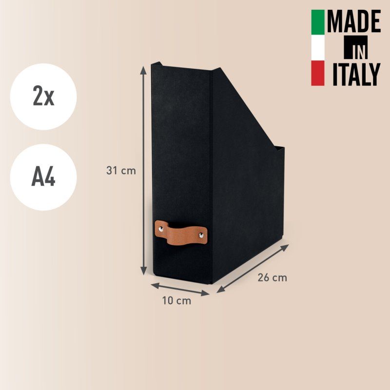 Leitz Puro Magazine File, 100% recycled card, pack of 2