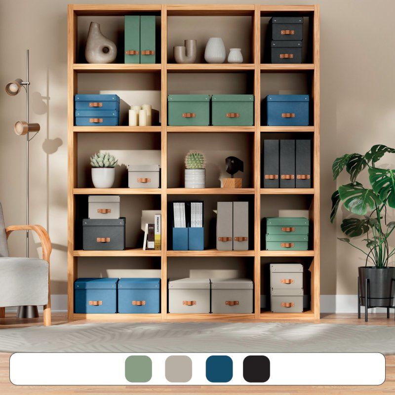 Leitz 61470012 Boîte de rangement Carton Gris