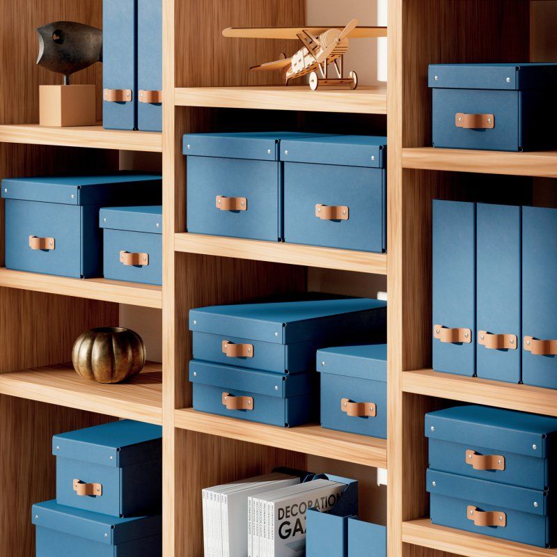 Leitz 61470068 Boîte de rangement Carton Bleu