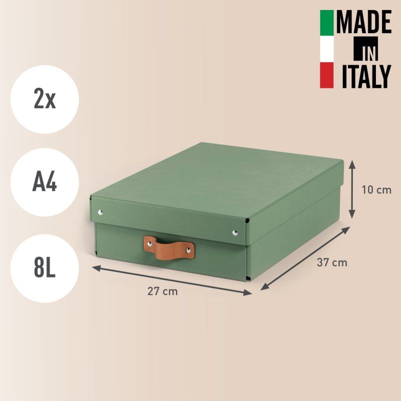 Leitz 61480050 Boîte de rangement Carton Vert