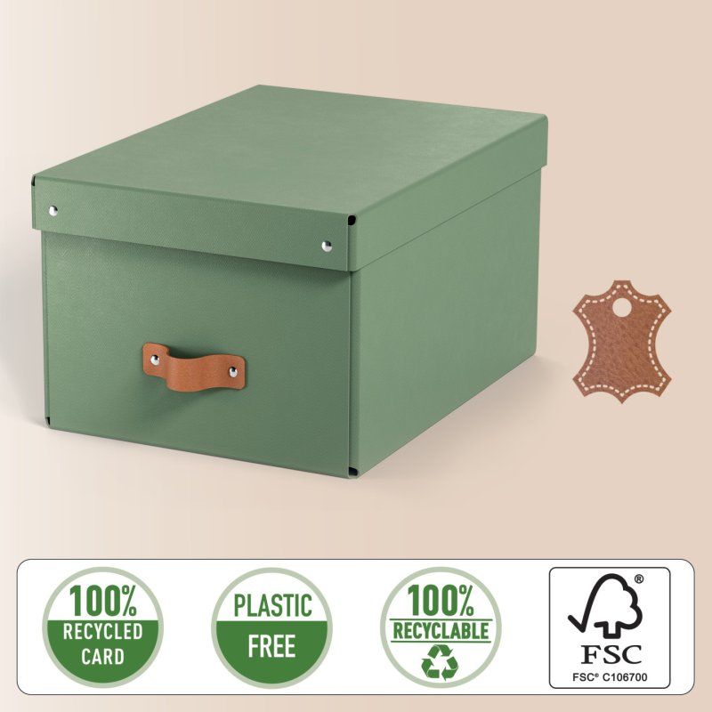 Leitz 61490050 Boîte de rangement Carton Vert