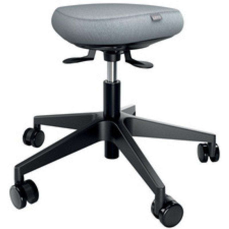 LEITZ Tabouret Ergo Active, roulettes assise équilibrée