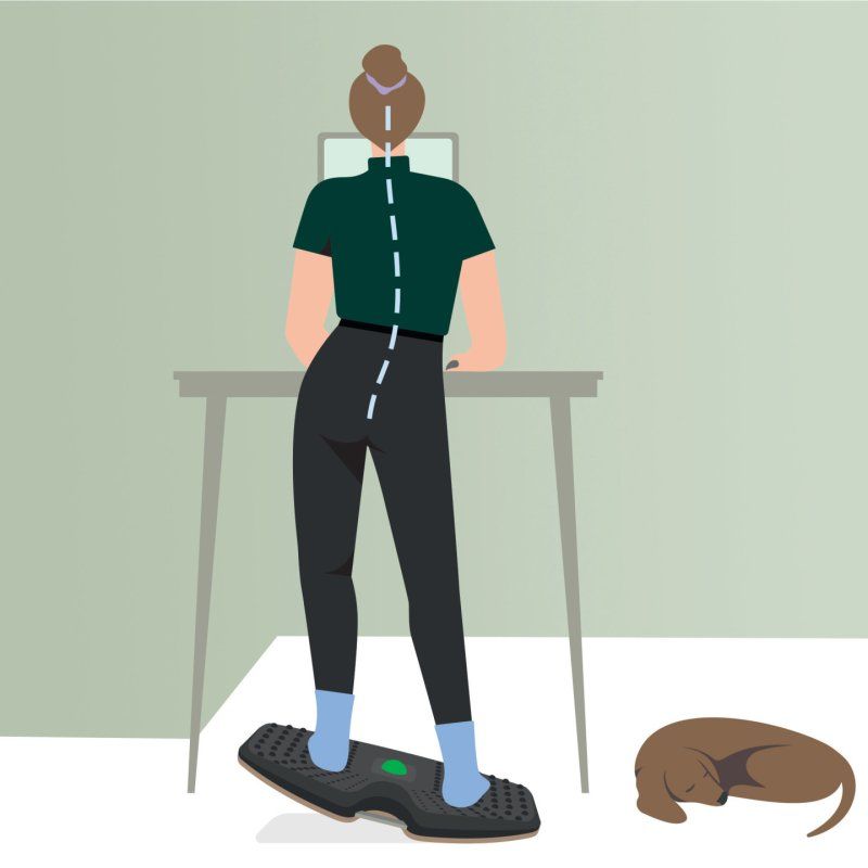 Leitz 65870089 planche d'équilibre Gris foncé