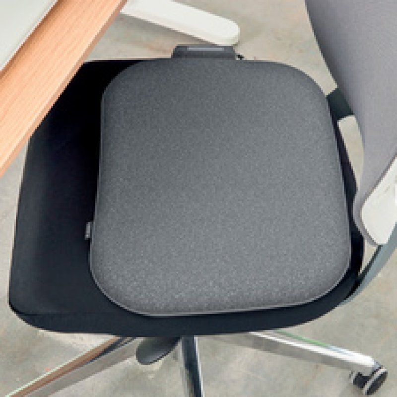 LEITZ Coussin de siège chauffant iComfi, gris