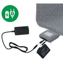 LEITZ Couvre-siège chauffant iComfi, gris