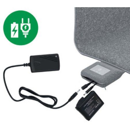 LEITZ Couvre-siège chauffant iComfi, gris