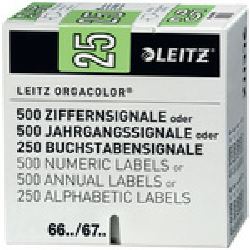 LEITZ Étiquette année Orgacolor "26", sur bande, violet