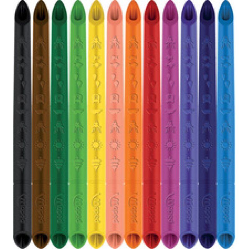 Maped Crayon de couleur COLOR'PEPS INFINITY, pochette de 12