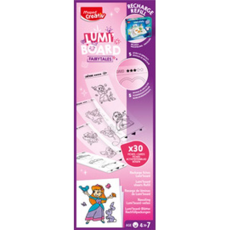 Maped Creativ Pack de recharge "Princesse" pour LUMI BOARD