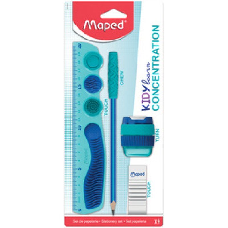 Maped Kit KIDY learn CONCENTRATION, 4 pièces, carte blister