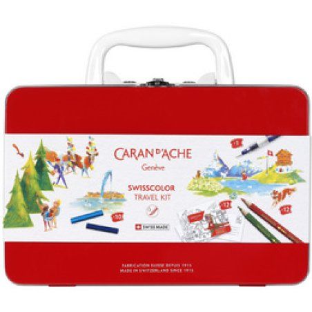 CARAN D'ACHE Travel Kit SWISSCOLOR, dans une mallette