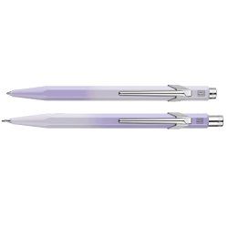 Caran d-Ache Set 849 Blooming Lavender Stylo à bille Porte-mine Boîte en papier