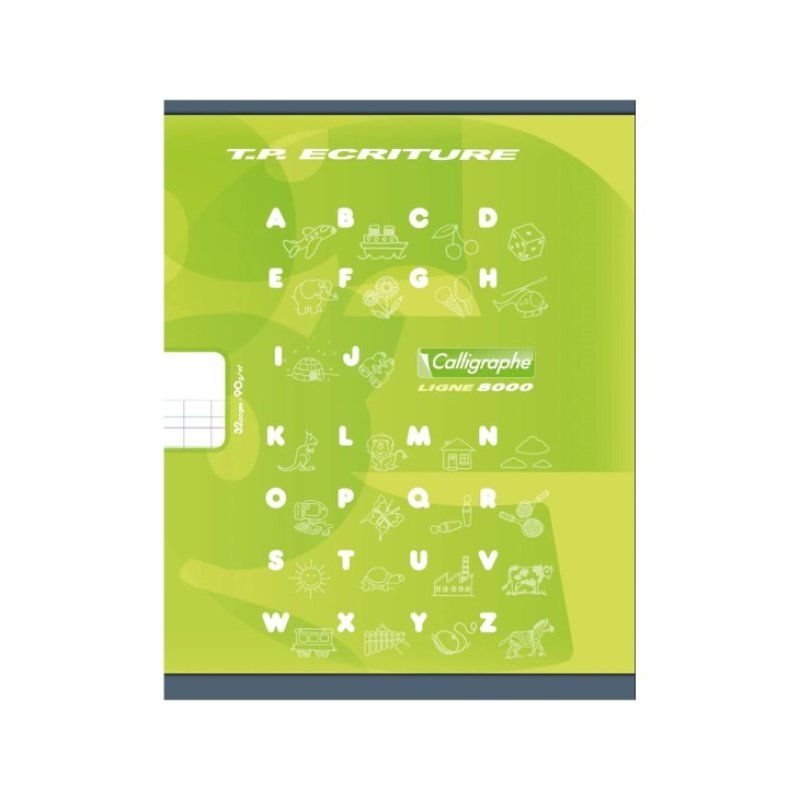 Clairefontaine Cahier Travaux Pratiques Écriture piqué 8000 CARTE