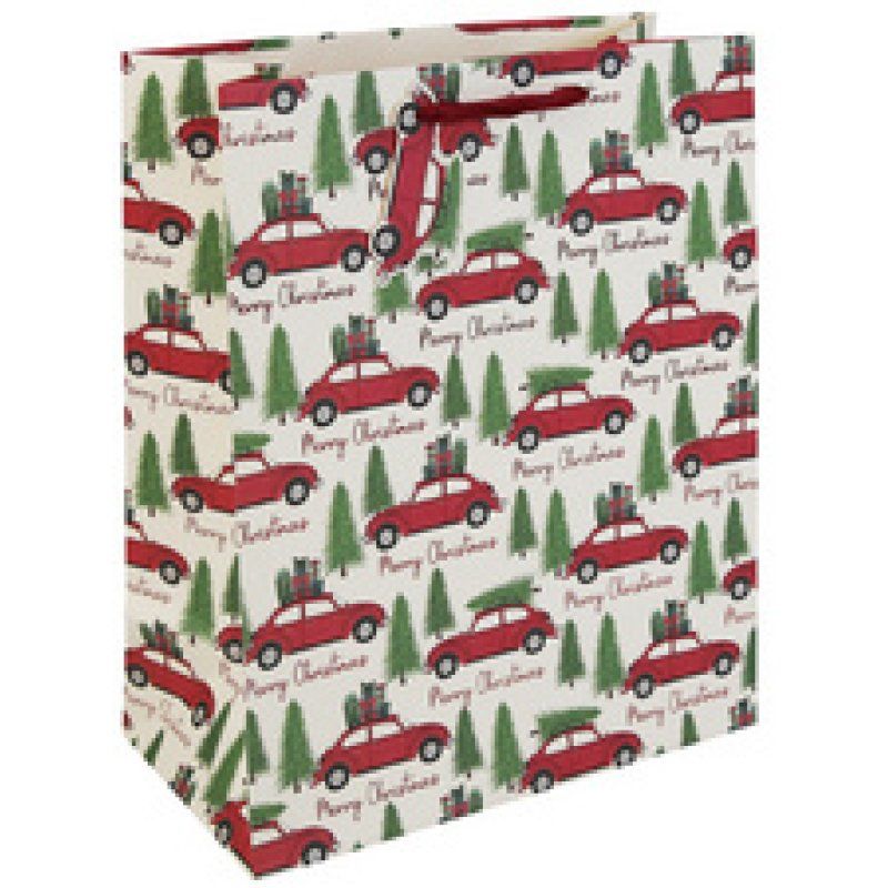 Clairefontaine Sac cadeau de Noël "Voiture de Noël"