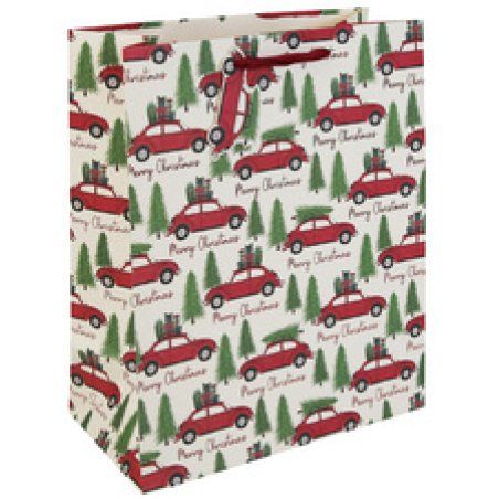 Clairefontaine Sac cadeau de Noël "Voiture de Noël"