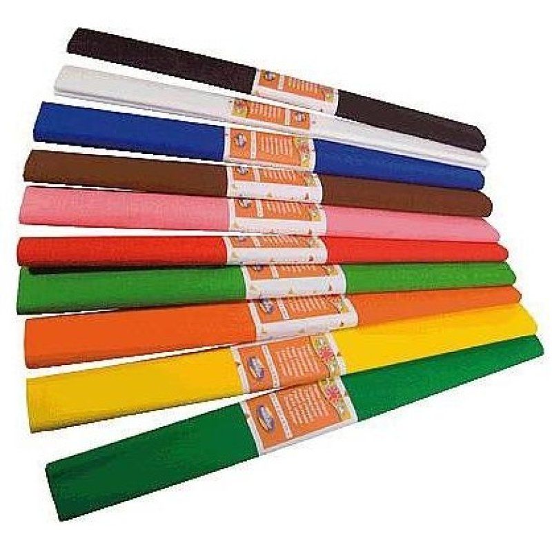 Clairefontaine Papier crépon, (l)500 mm x (L)2 m, vert pré