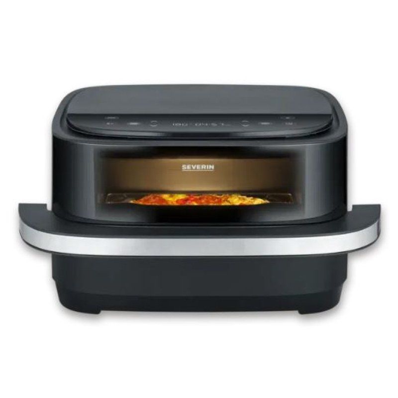 Severin FR 2464 Machine et four à pizzas 1 pizza(s) 2200 W Noir, Argent