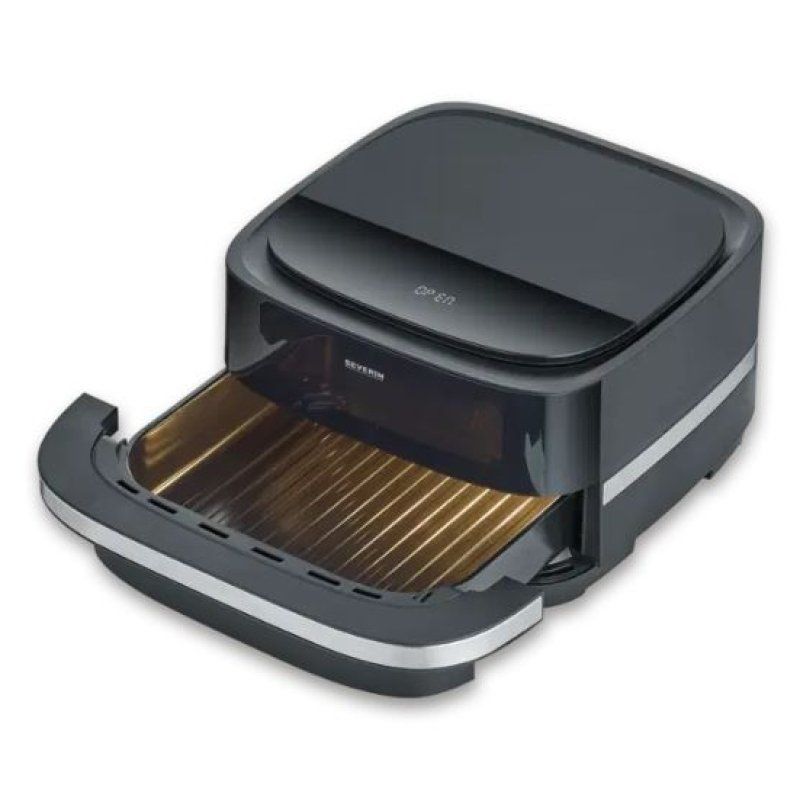 Severin FR 2464 pizza maker/oven 1 pizza(s) 2200 W Black, Silver