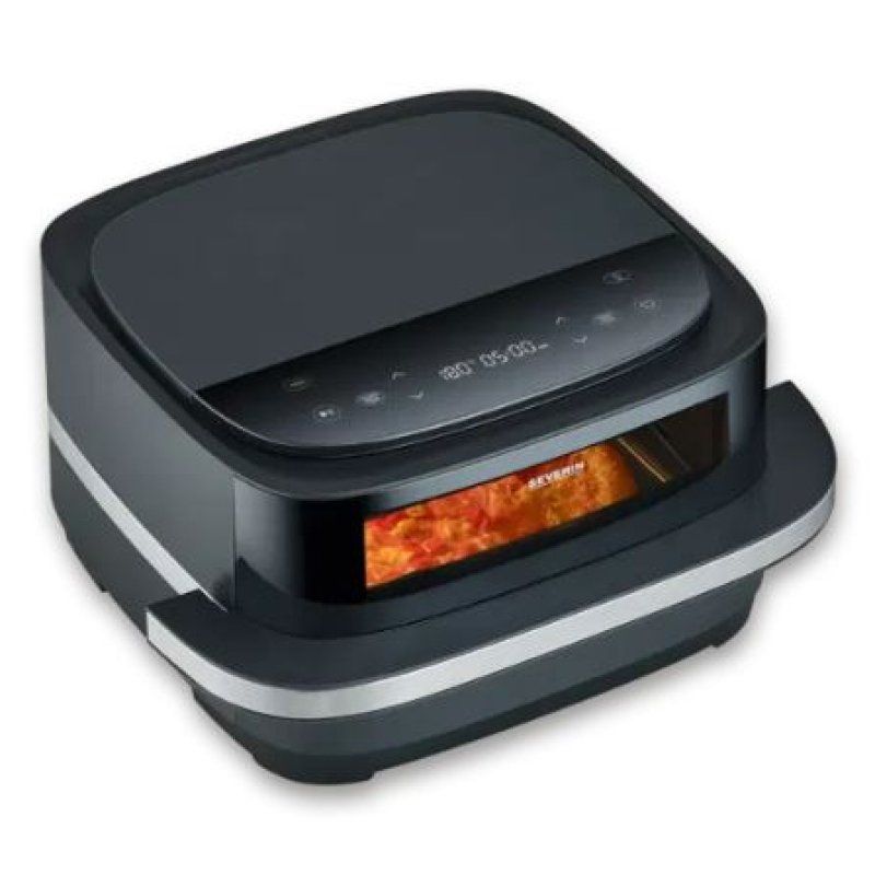 Severin FR 2464 pizza maker/oven 1 pizza(s) 2200 W Black, Silver
