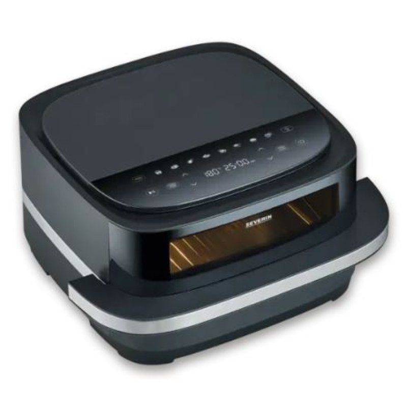 Severin FR 2464 pizza maker/oven 1 pizza(s) 2200 W Black, Silver