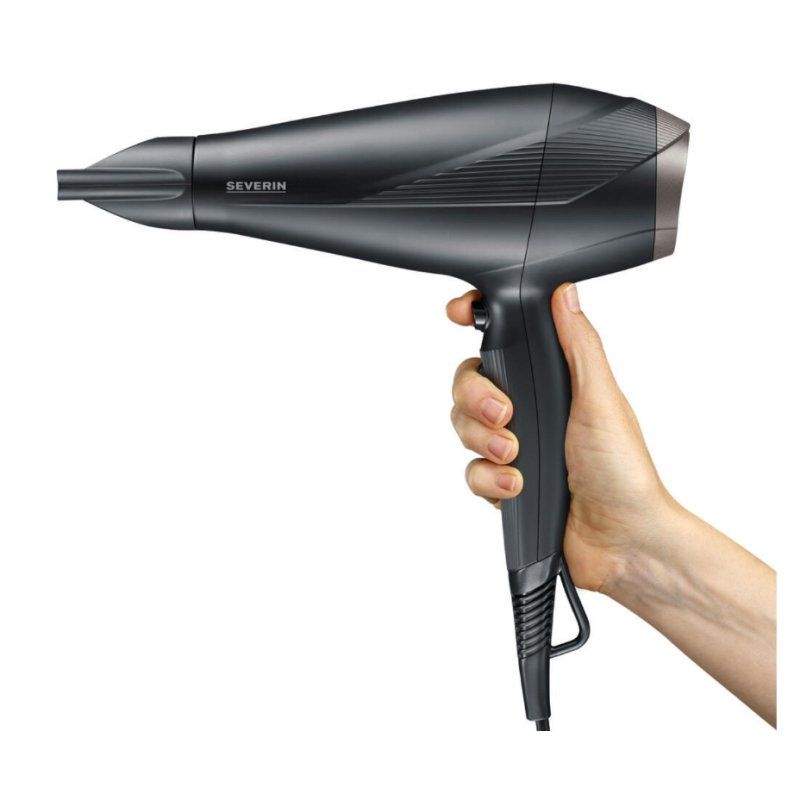 Severin HT 0167 hair dryer 2300 W Black, Silver
