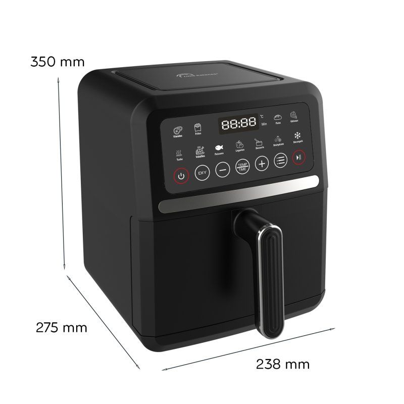 Little balance Friteuse à air chaud Crousty Light 5, noir