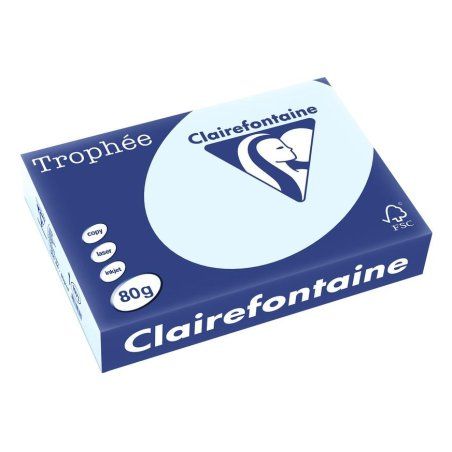 Clairefontaine Trophée papier jet d'encre A4 (210x297 mm) 500 feuilles Bleu clair