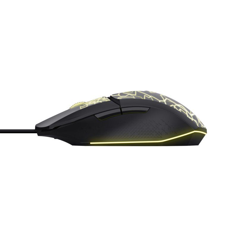 Trust Gaming GXT113 FELOX LED Gaming Maus Mehrfarbige beleuchtete Gaming-Maus mit programmierbaren Tasten
