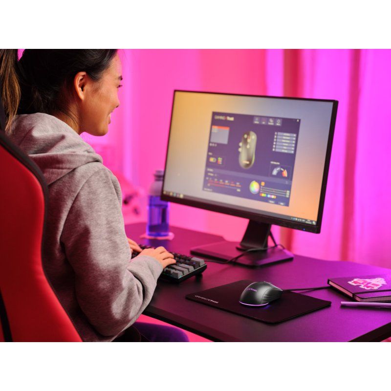 Trust Gaming GXT925 REDEX II Gaming Maus federleichte Gaming Maus mit voll einstellbarer LED Beleuchtung