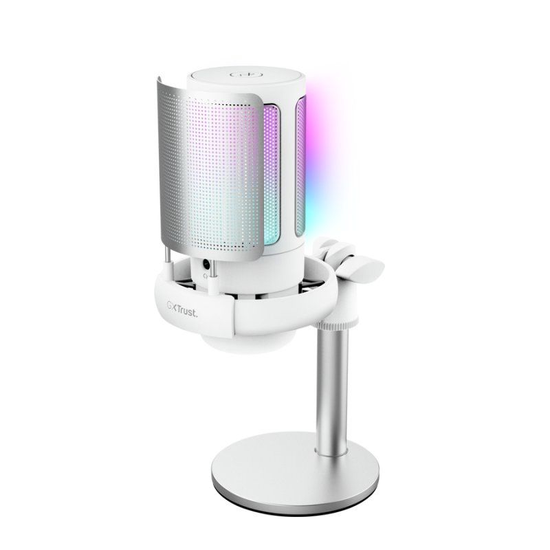 Trust GXT 238W Auron Grey, White Podcast microphone