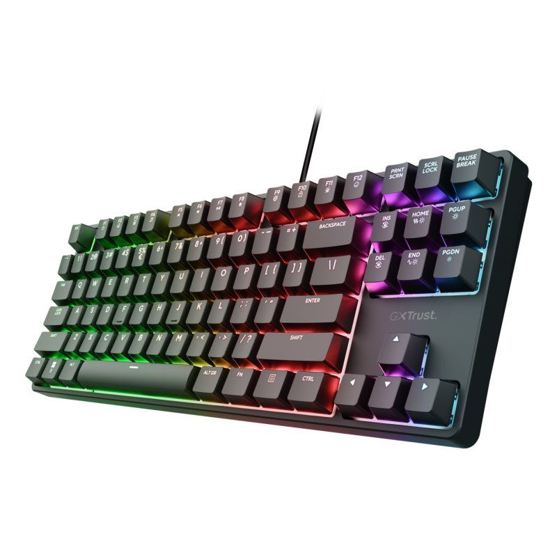 Trust 26135 keyboard Gaming USB QWERTZ German Black