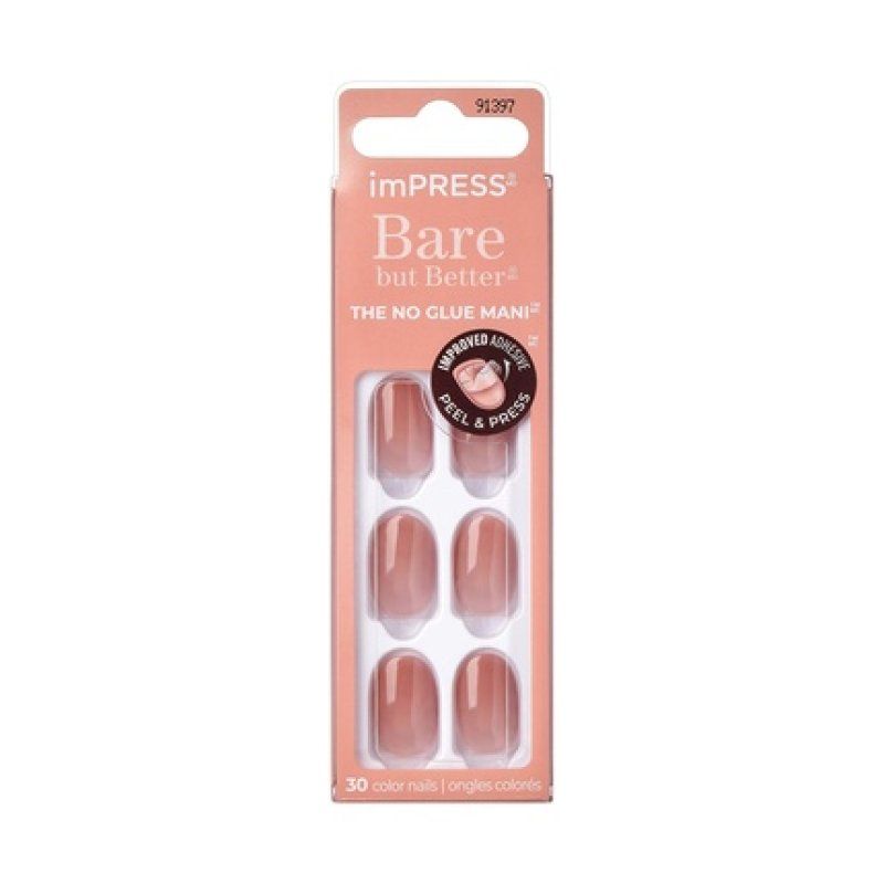 Kiss Impress Color Bare Better Press On Nails Charmer