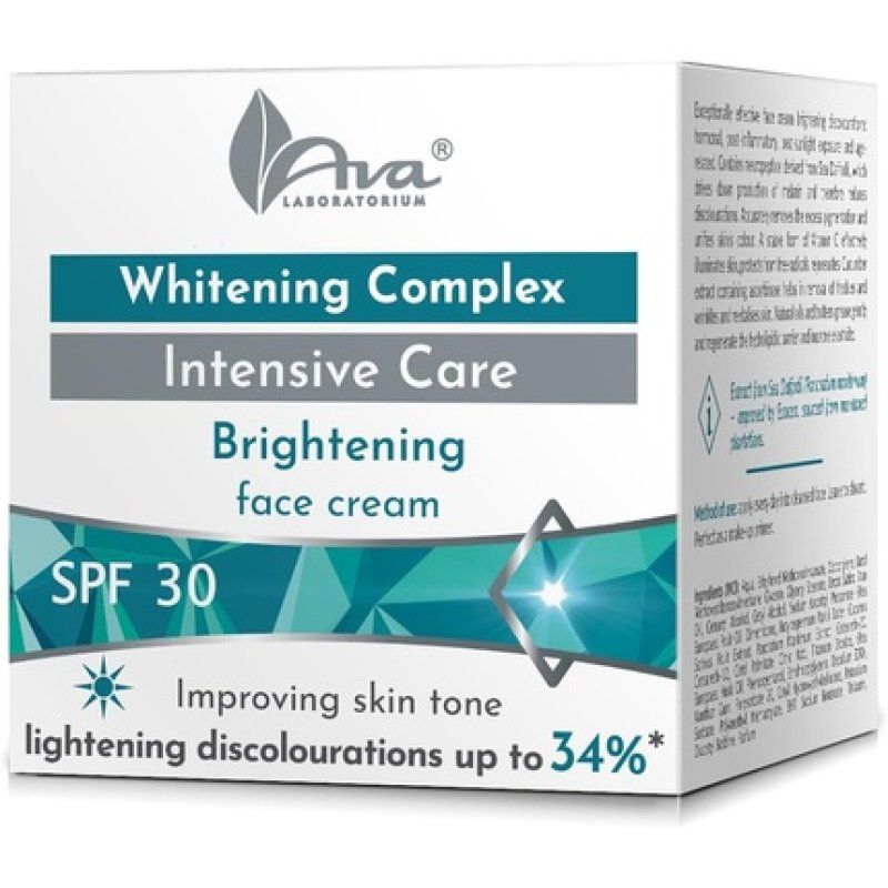 Ava Laboratorium Whitening Complex Intensive Care Brightening Face Cream SPF 30