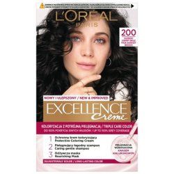 L'Oreal Excellence Creme Hair Color 200 Dark Brown 176ml