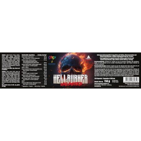 Peak Hellburner Unlimited Diet Support 120 Capsules