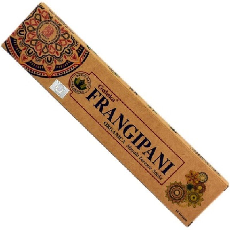 Goloka Organica Frangipani Incense Sticks