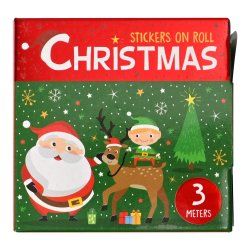 XMAS - Stickers - 3 meters on a roll (24 pcs.) (1319)