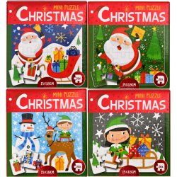 XMAS Mini Puzzle Asst. (24 pcs.) (1318)