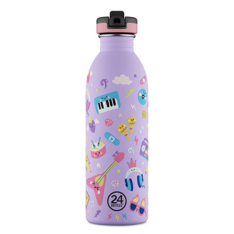 24Bottles 2102 Utilisation quotidienne 500 ml Silicone, Acier inoxydable Multicolore