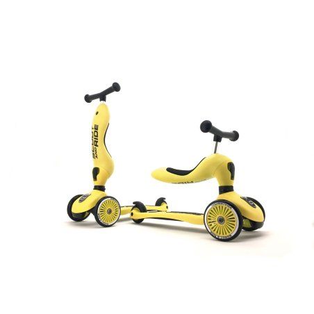 Scoot and Ride - 2 in 1 Balance Bike/ Scooter - Lemon (160629-11)