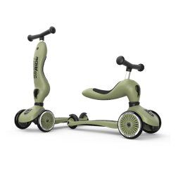 Scoot and Ride - 2 in 1 Balance Bike/ Scooter - Olive (SR-00001)