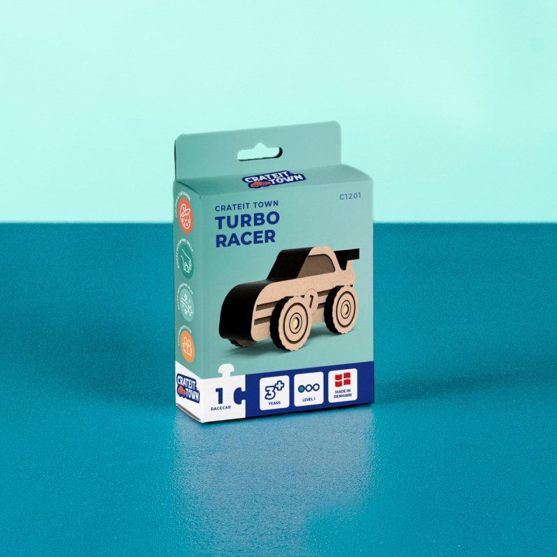 CrateIT - Crateit Town Wooden toy Turbo Racer (CR-C1201)