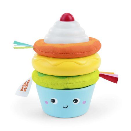 Bright Starts - Cupcake Tower™ Stacking Toy with Teether (BS-17238)