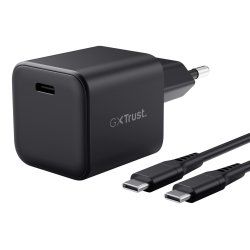 Trust GXT1258 USB-C Ladegerät 65W ultrakleines USB-C Ladegerät für die Switch 2 mit 65W (inkl. 2m Kabel)