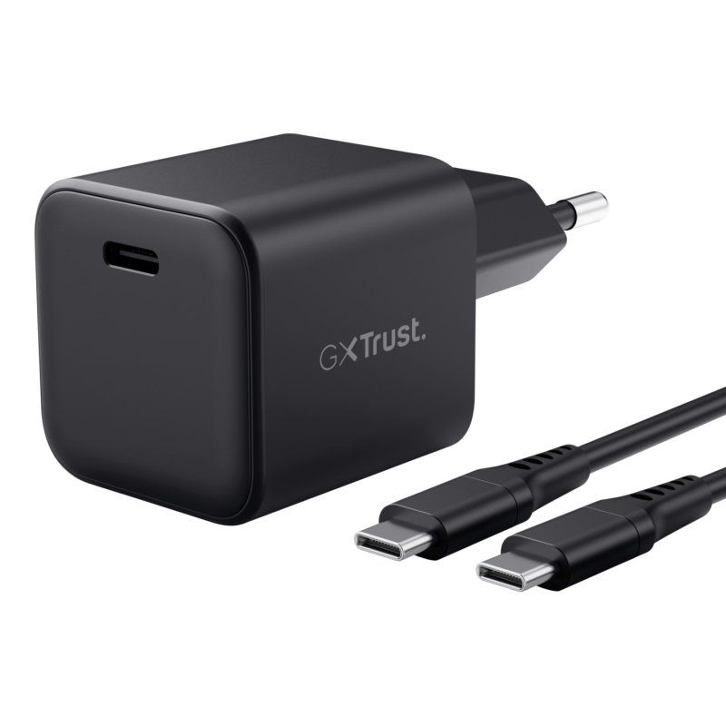 Trust 26143 mobile device charger Portable gaming console Black AC Fast charging Indoor
