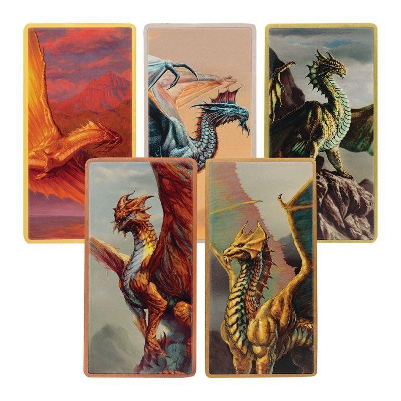 DONJONS & DRAGONS - Dragons - Set de 5 Lingot