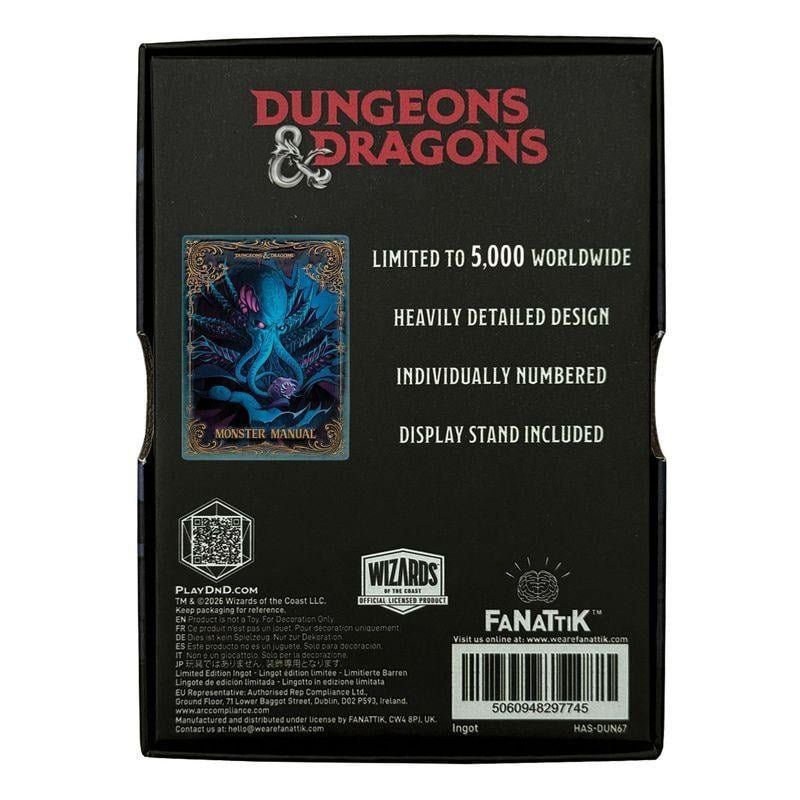DONJONS & DRAGONS - Monster Manual - Lingot Edition Limitée